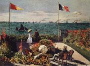 Claude Monet Terrace at Sainte Sweden oil painting artist